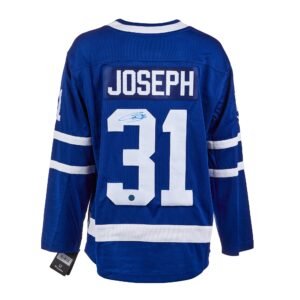 Curtis Joseph Autographed Toronto Maple Leafs Blue Fanatics Breakaway Jersey