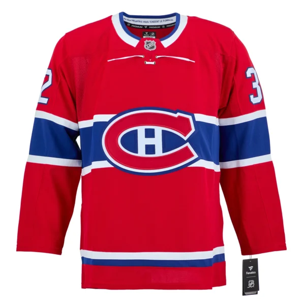 Jacob Fowler Autographed Montreal Canadiens Fanatics Premium Jersey