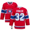 Jacob Fowler Autographed Montreal Canadiens Fanatics Premium Jersey