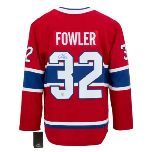 Jacob Fowler Autographed Montreal Canadiens Fanatics Breakaway Jersey