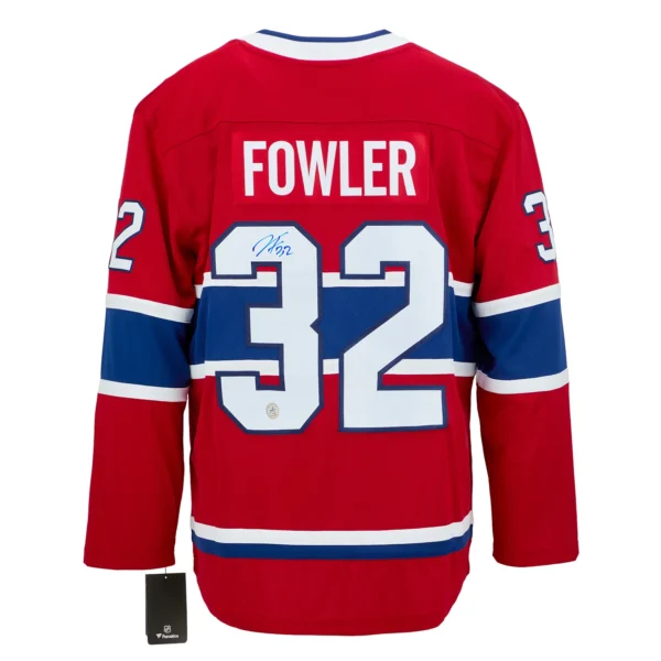 Jacob Fowler Autographed Montreal Canadiens Fanatics Breakaway Jersey