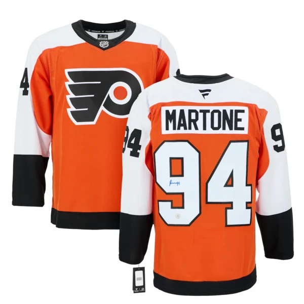 Porter Martone Autographed Philadelphia Flyers Fanatics Premium Jersey