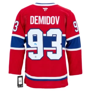Ivan Demidov Autographed Montreal Canadiens Fanatics Premium Jersey