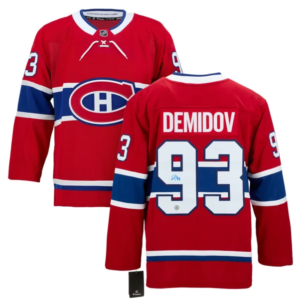 Ivan Demidov Autographed Montreal Canadiens Fanatics Breakaway Jersey