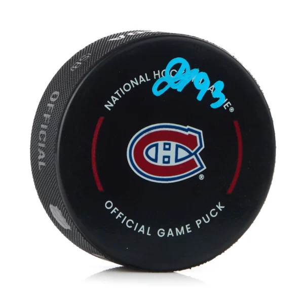 Ivan Demidov Autographed Montreal Canadiens Official Game Puck