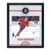 Ivan Demidov Autographed Montreal Canadiens Graphic Rink Frame 18 x 22