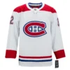 Jacob Fowler Autographed Montreal Canadiens Fanatics Premium Jersey