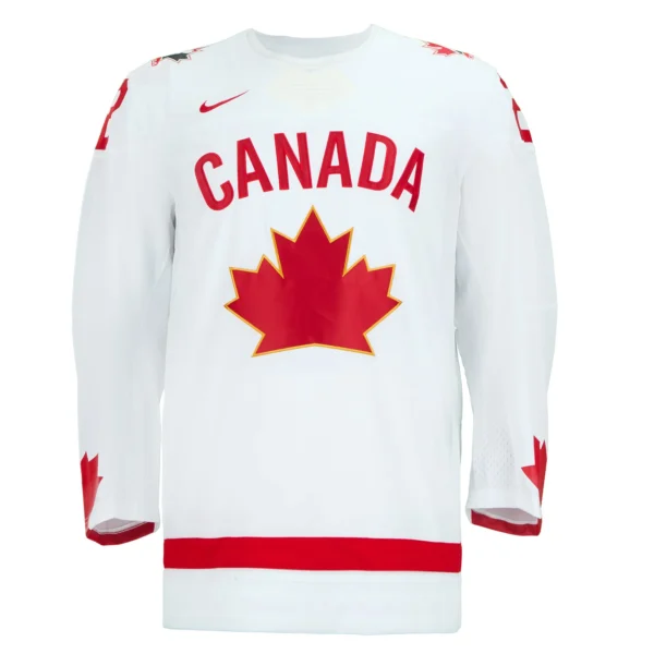 Porter Martone Autographed Team Canada White Heritage Nike Jersey