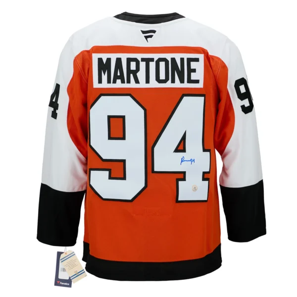 Porter Martone Autographed Philadelphia Flyers Fanatics Premium Jersey