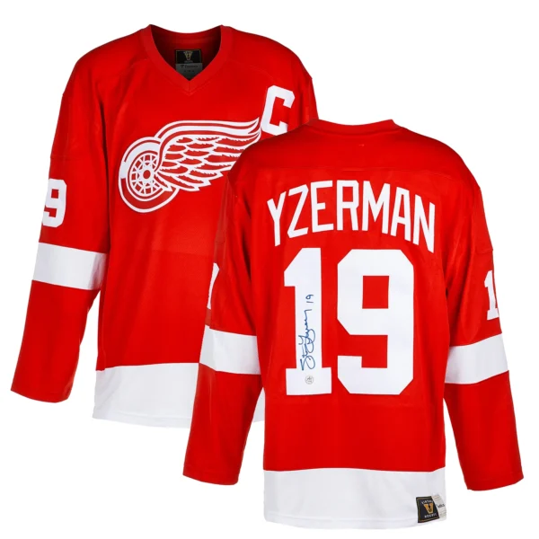 Steve Yzerman Autographed Detroit Red Wings Fanatics Breakaway Jersey