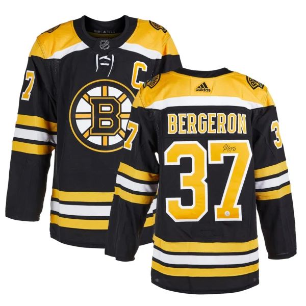 Patrice Bergeron Autographed Boston Bruins Adidas Adizero Jersey
